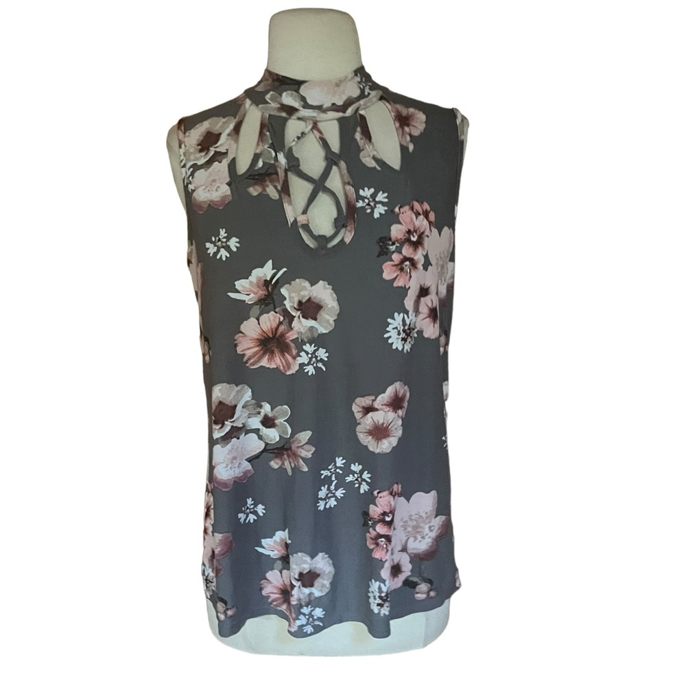 J for Justify Floral Halter Top